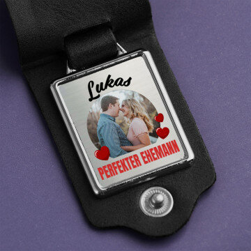 Perfekter ehemann - Schlüsselanhänger mit Foto
